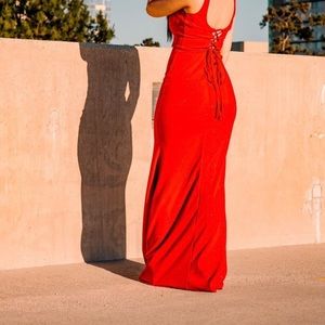 Red prom dress